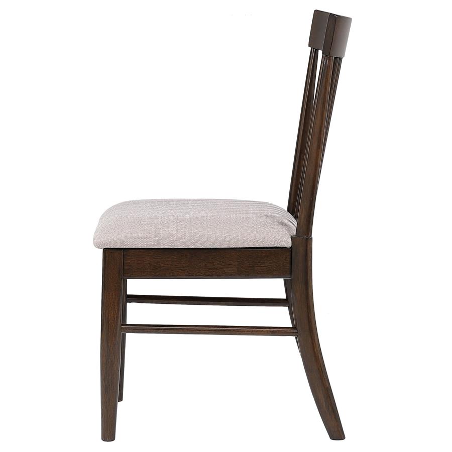 (image for) Everton Wood Dining Side Chair Dark Walnut (Set of 2)