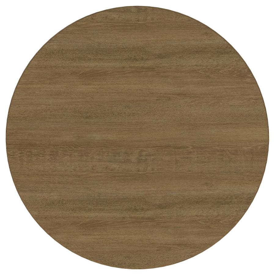 Arini 5-piece Round Dining Table Set Sand Wash and Black