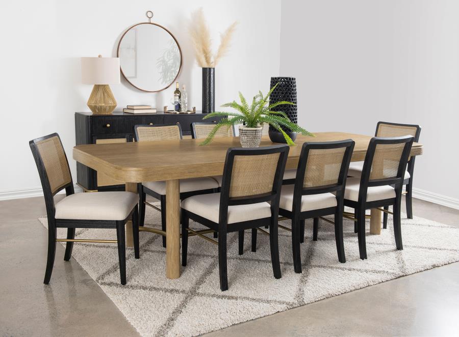 Modal Additional Images for Arini 104-inch Extension Leaf Dining Table Sand Wash