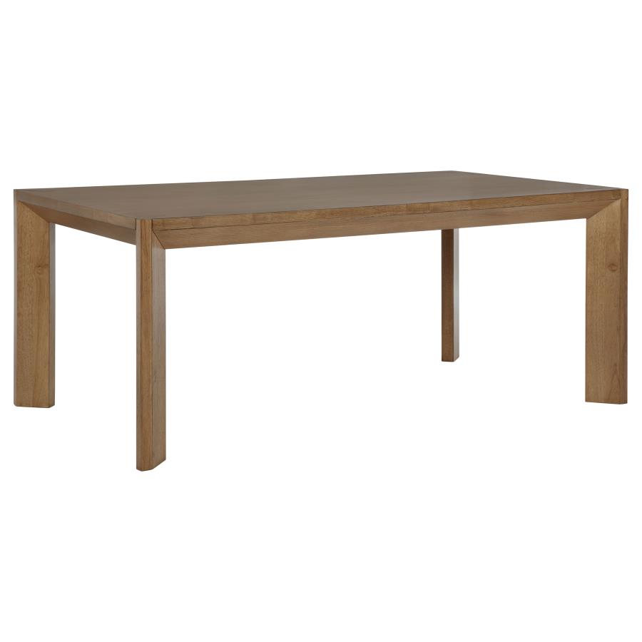 (image for) Bruner 72-inch Rectangular Wood Dining Table Natural Brown - Click Image to Close