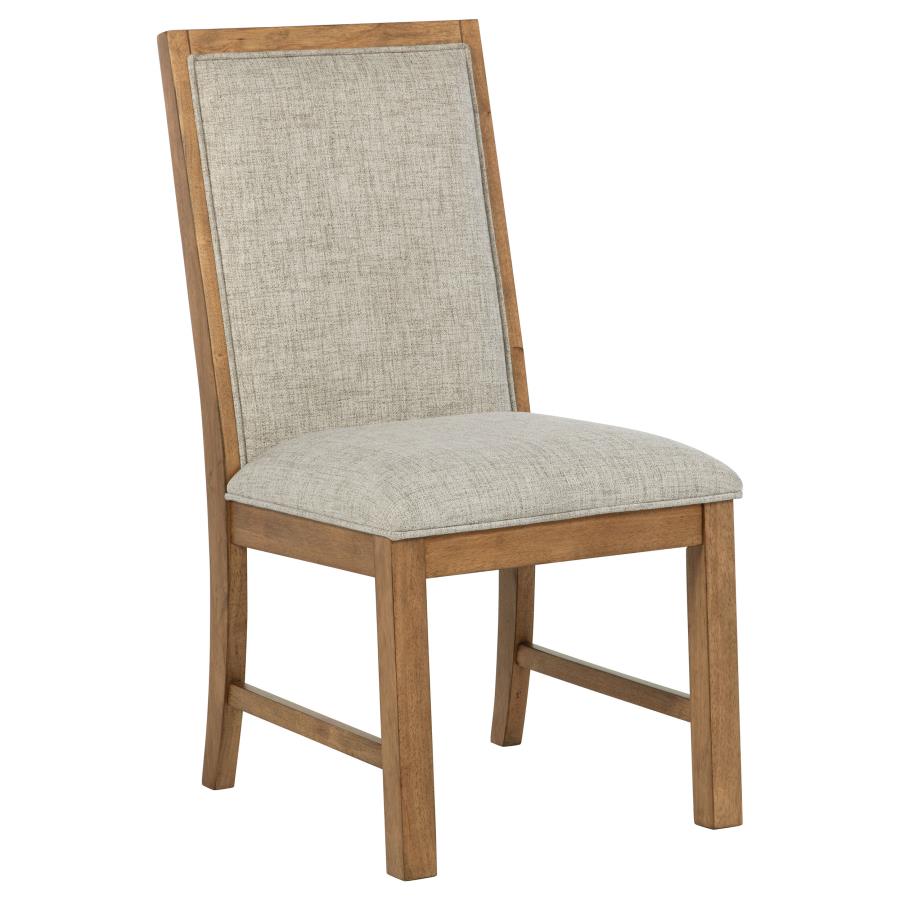 (image for) Bruner Upholstered Dining Side Chair Brown (Set of 2)