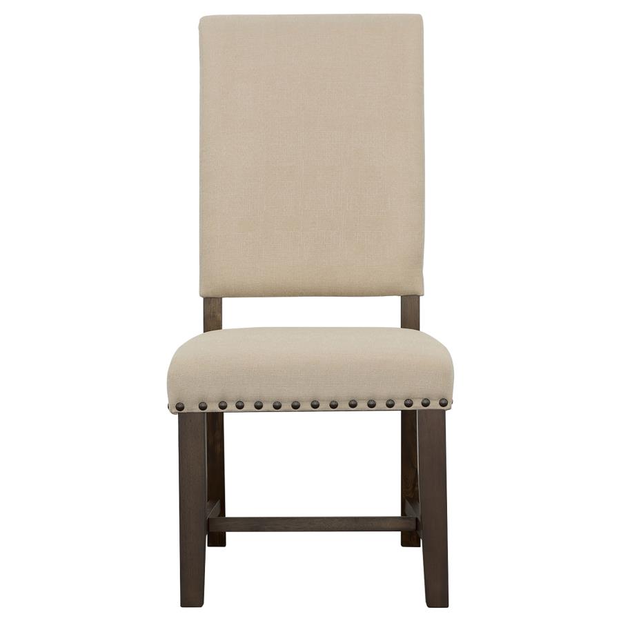 (image for) Twain Upholstered Dining Side Chair Beige (Set of 2)