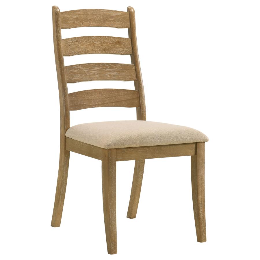 (image for) Danvers Wood Dining Side Chair Brown Oak (Set of 2)