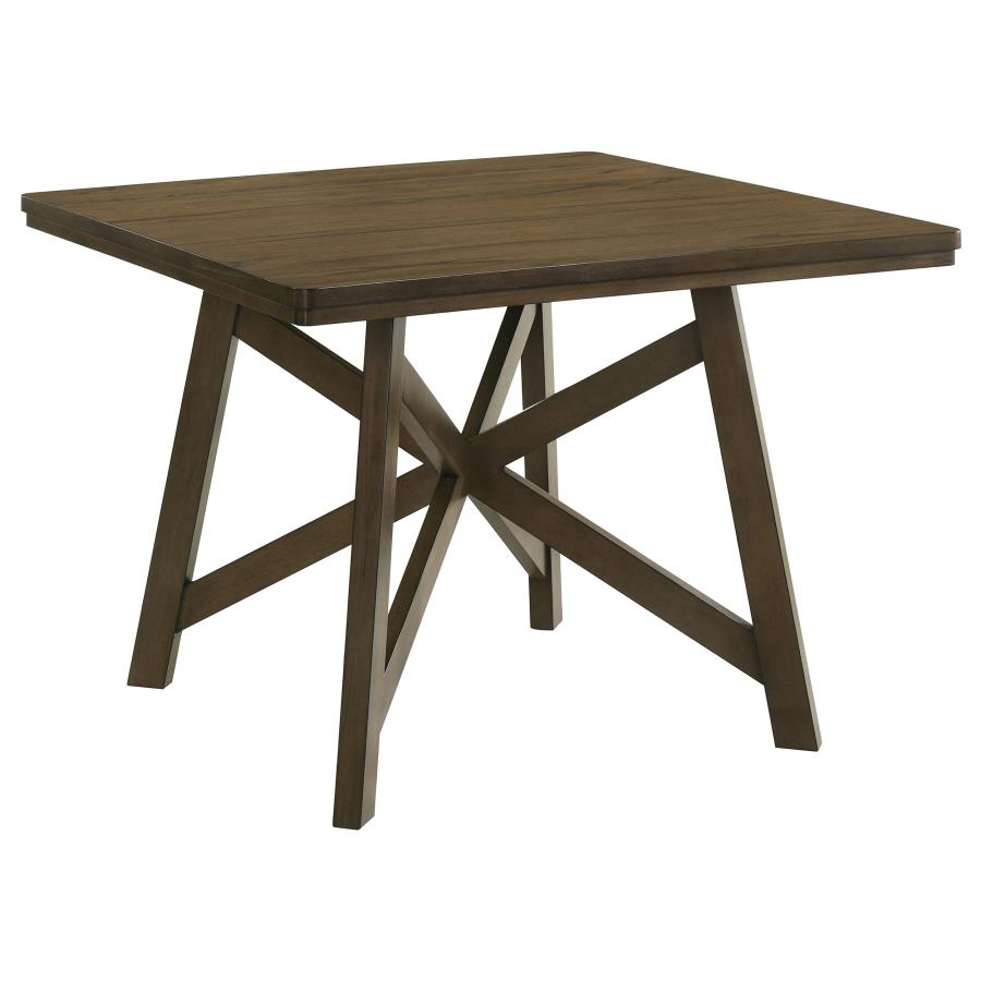 (image for) Canfield 47-inch Square Counter Height Dining Table Brown