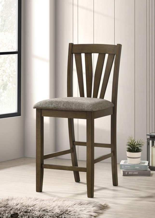 (image for) Canfield Counter Height Dining Side Chair Brown (Set of 2)