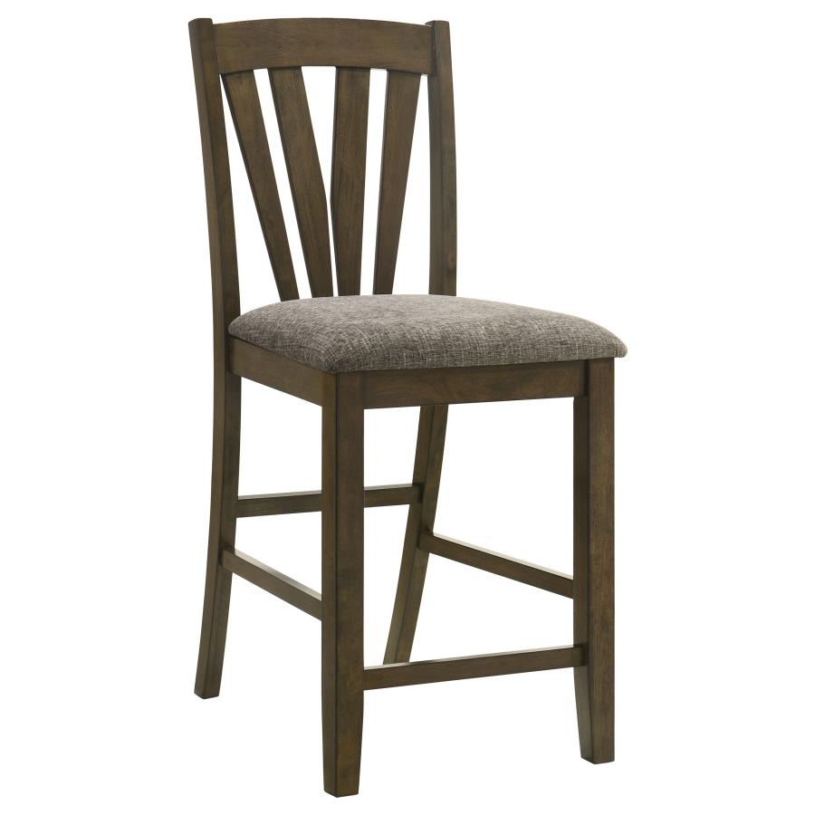 (image for) Canfield Counter Height Dining Side Chair Brown (Set of 2)