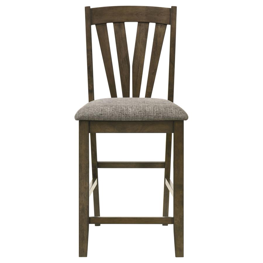 (image for) Canfield Counter Height Dining Side Chair Brown (Set of 2)