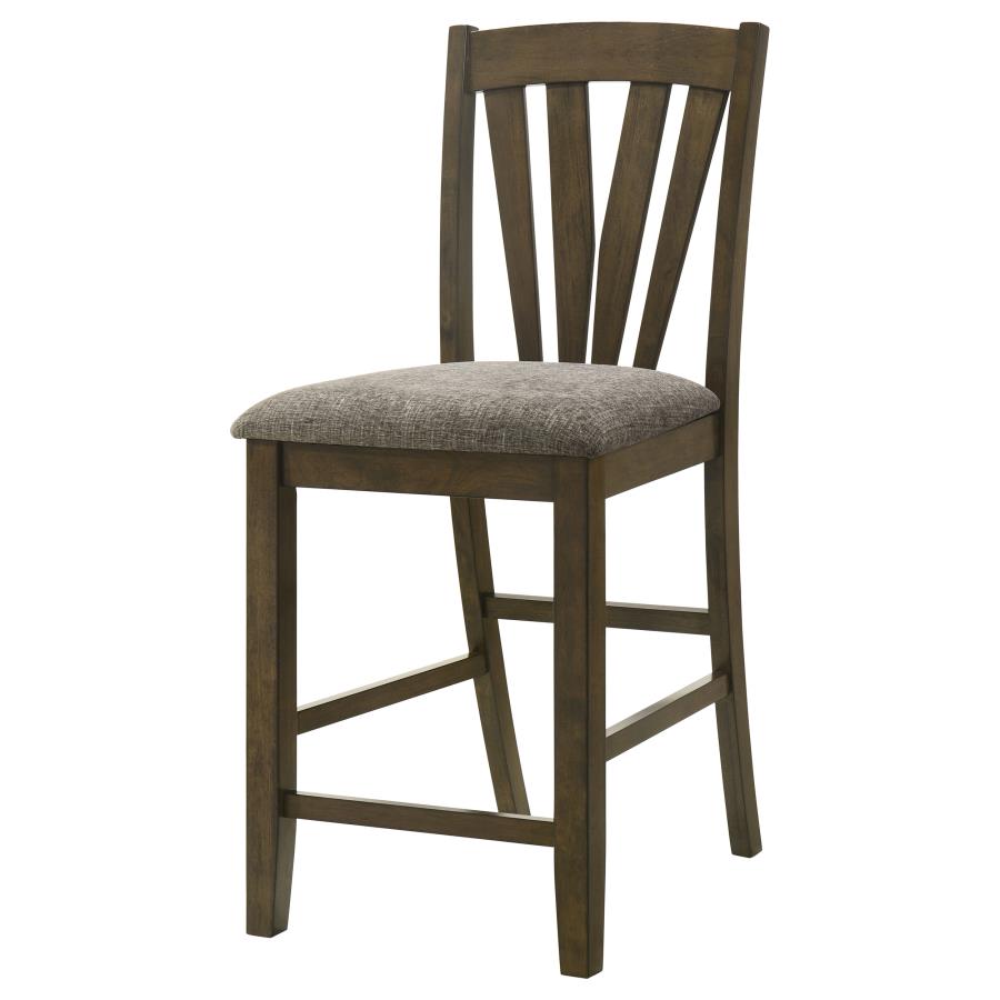 (image for) Canfield Counter Height Dining Side Chair Brown (Set of 2)