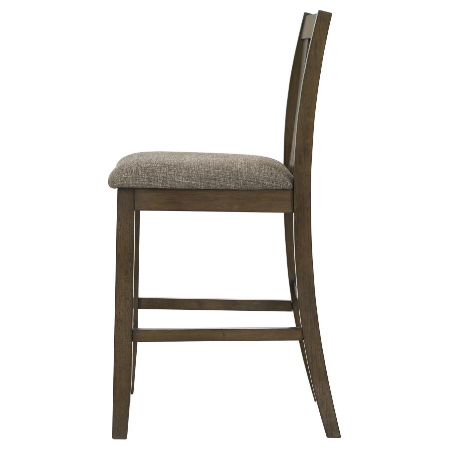 (image for) Canfield Counter Height Dining Side Chair Brown (Set of 2)