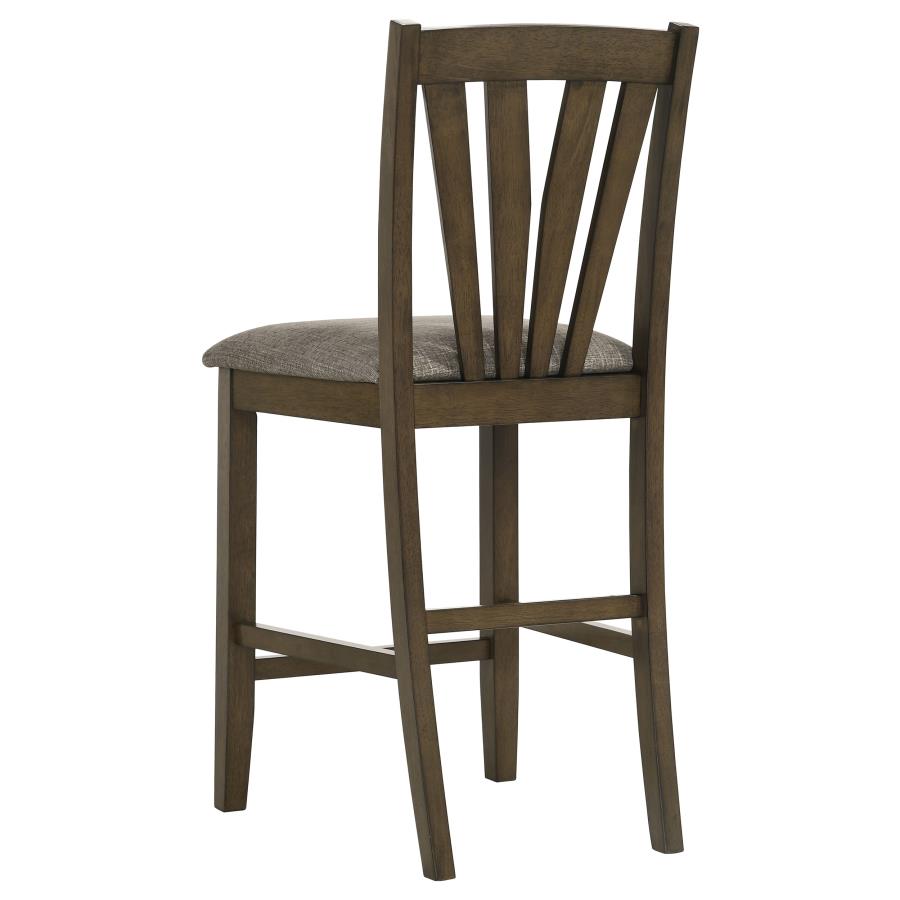 (image for) Canfield Counter Height Dining Side Chair Brown (Set of 2)