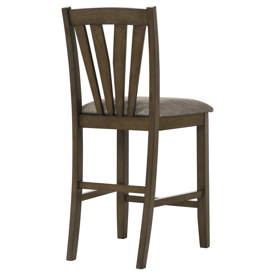 (image for) Canfield Counter Height Dining Side Chair Brown (Set of 2)