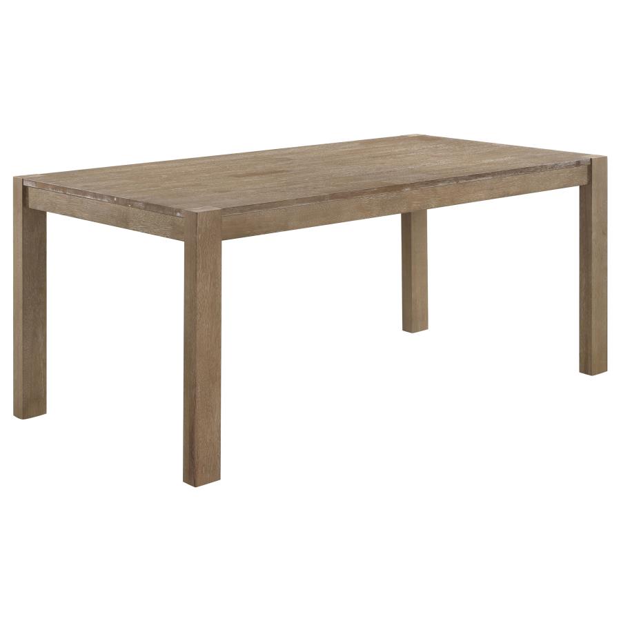 (image for) Scottsdale 71-inch Solid Wood Dining Table Washed Brown - Click Image to Close