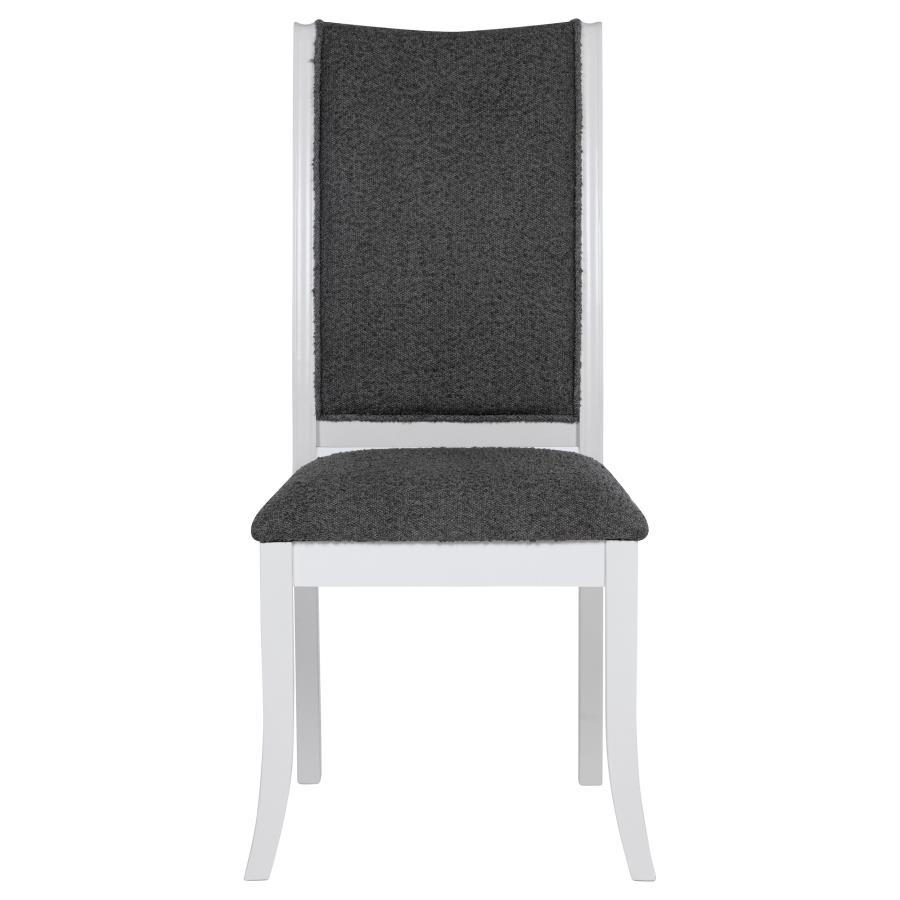 (image for) Judd Upholstered Dining Side Chair Pearl White (Set of 2)