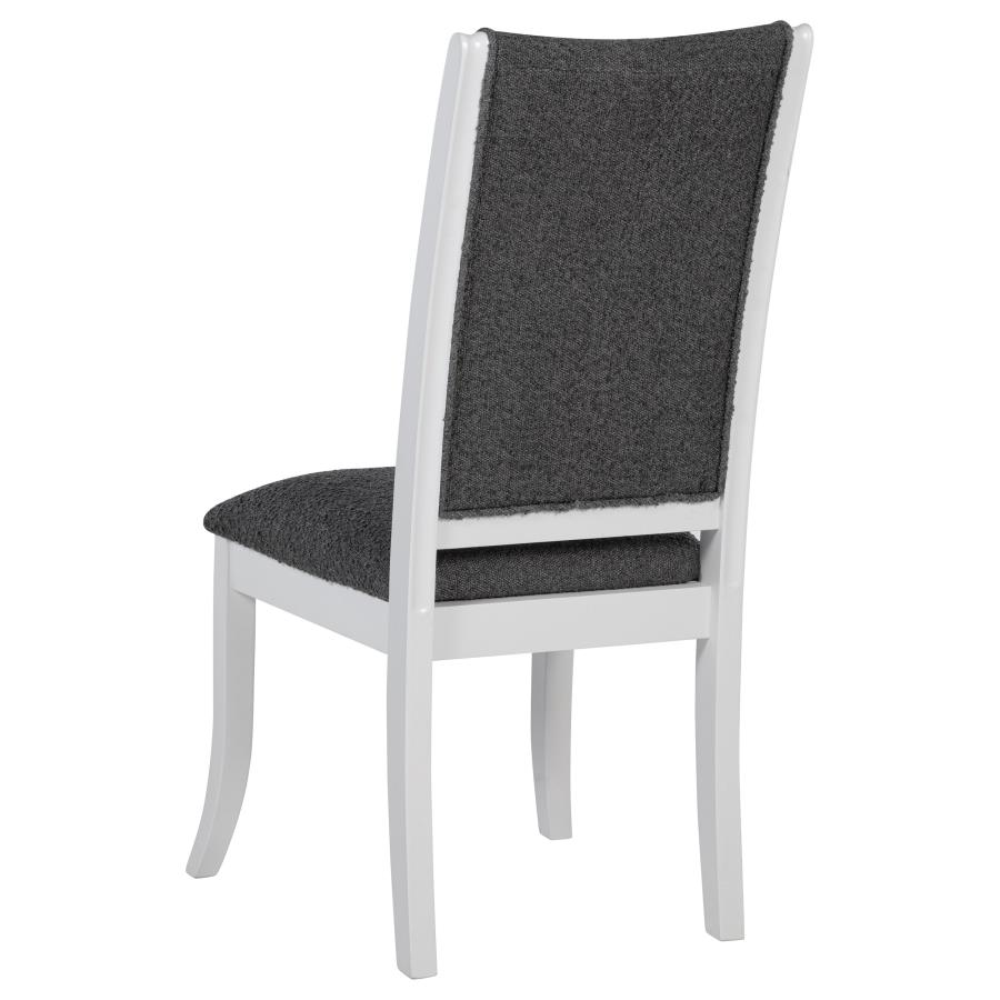 (image for) Judd Upholstered Dining Side Chair Pearl White (Set of 2)