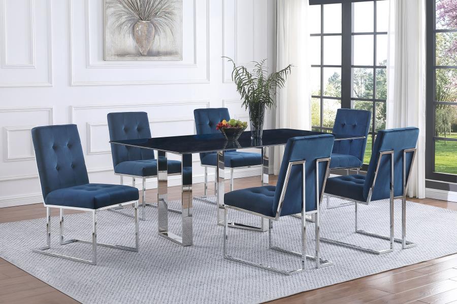 Modal Additional Images for Desden 79-inch Rectangular Sintered Stone Dining Table Grey