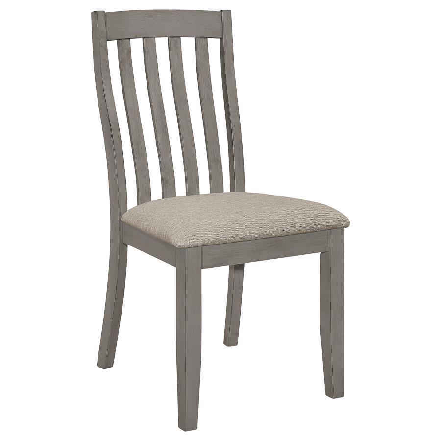 (image for) Nogales Wood Dining Side Chair Coastal Grey (Set of 2)