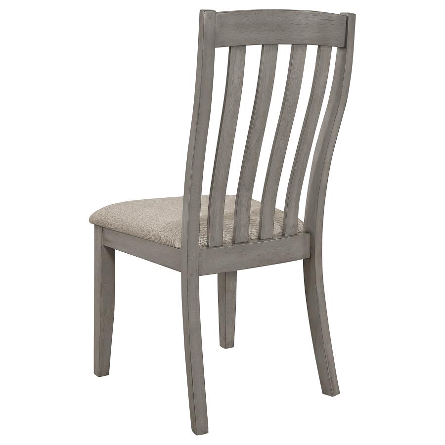 (image for) Nogales Wood Dining Side Chair Coastal Grey (Set of 2)