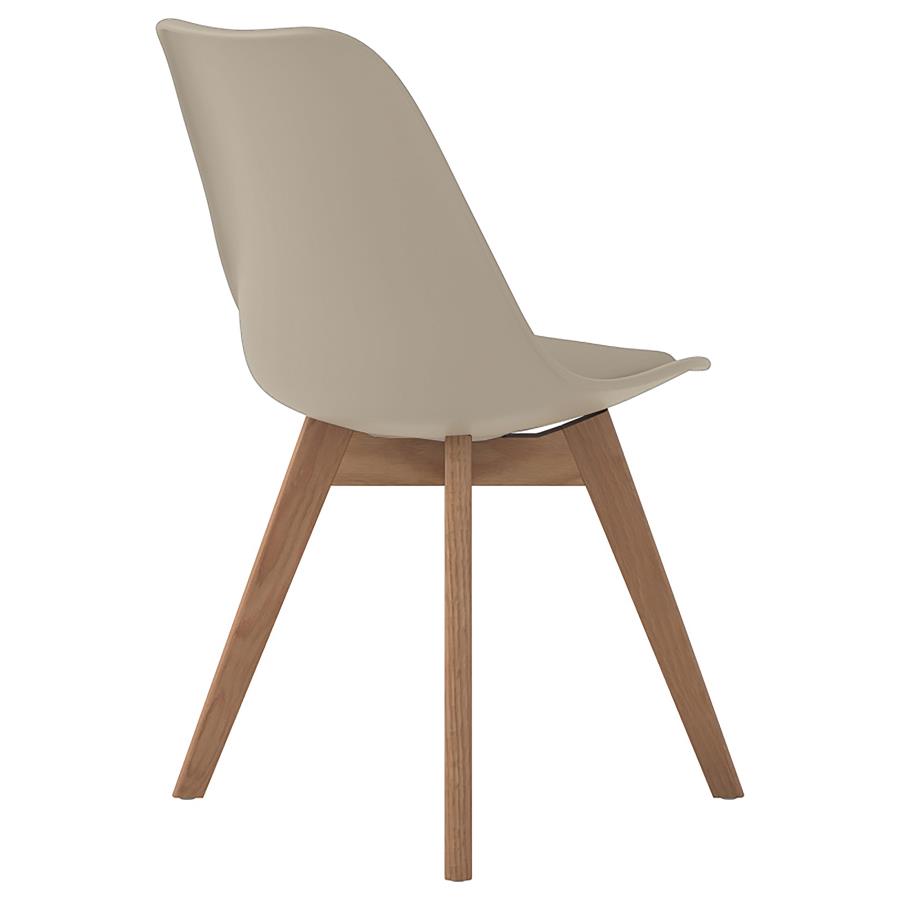 (image for) Caballo Polypropylene Dining Side Chair Tan (Set of 2)