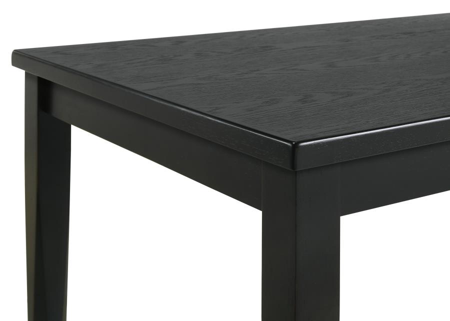 (image for) Appleton Rectangular 59-inch Dining Table Washed Black