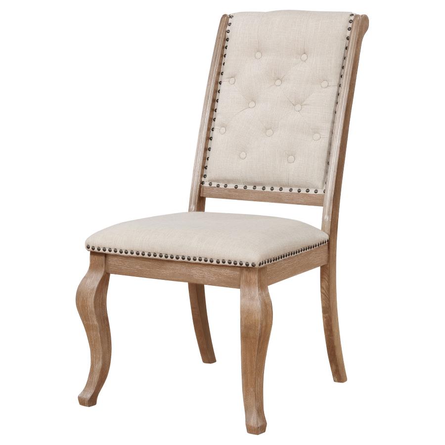 (image for) Brockway Upholstered Dining Chair Barley Brown (Set of 2)