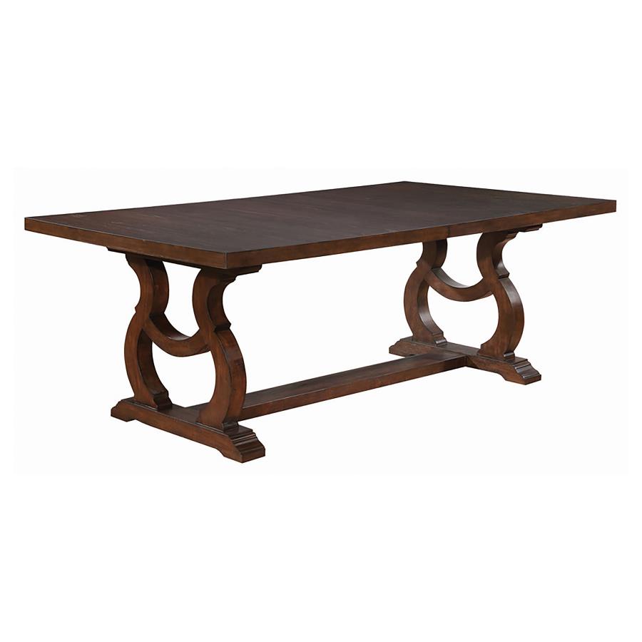 (image for) Brockway 104-inch Extension Leaf Dining Table Antique Java - Click Image to Close