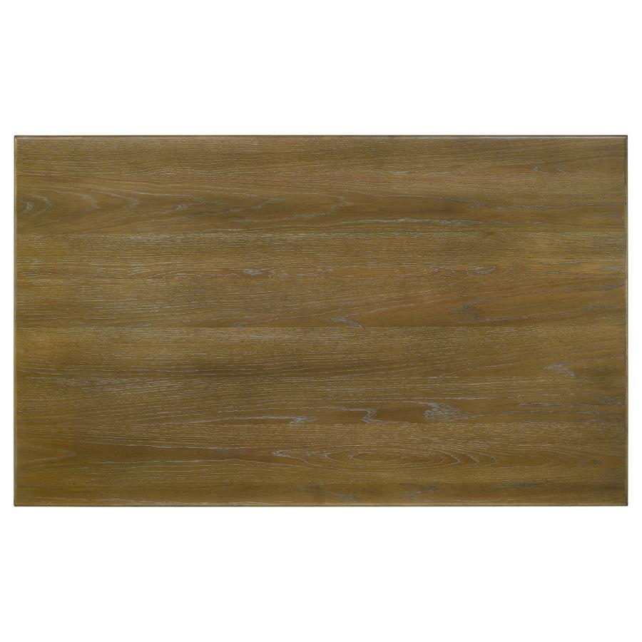 (image for) Appleton Rectangular 59-inch Dining Table Brown Brushed