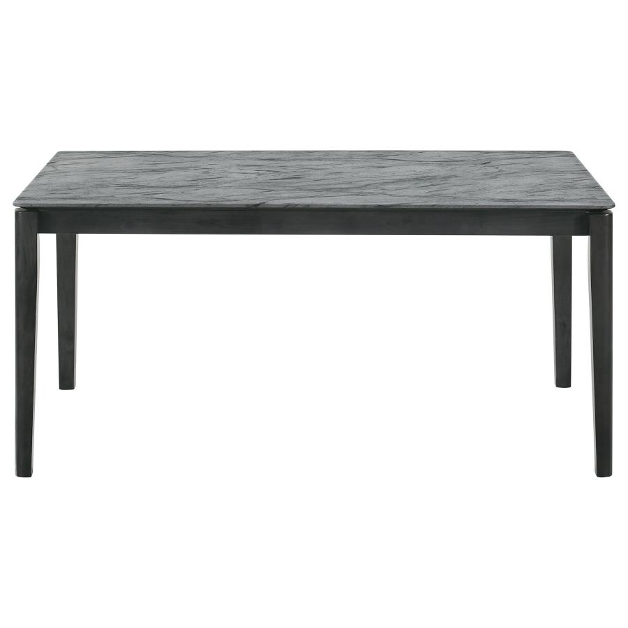 (image for) Stevie Rectangular 63-inch Faux Marble Dining Table Grey