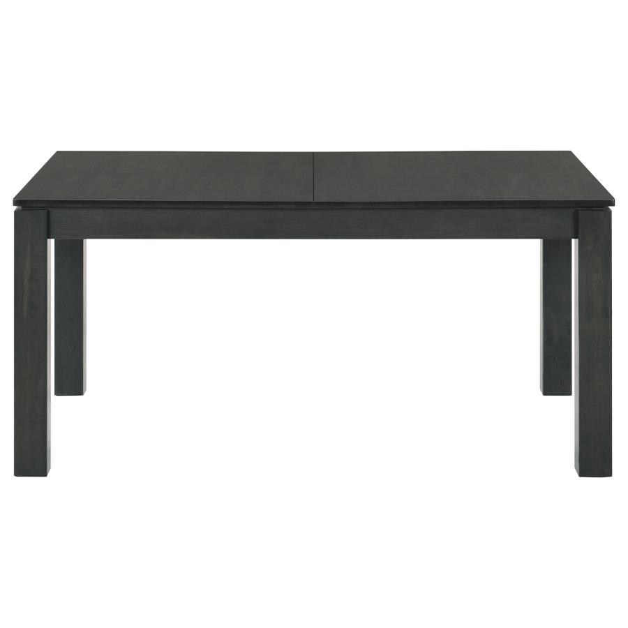 (image for) Jakob Rectangular 83-inch Extension Leaf Dining Table Black