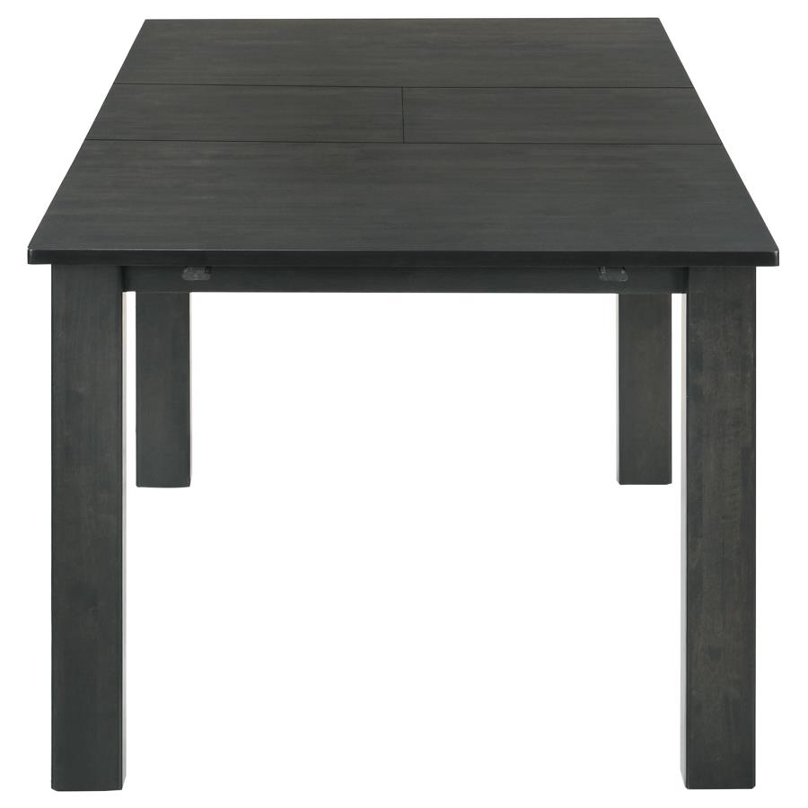 (image for) Jakob Rectangular 83-inch Extension Leaf Dining Table Black