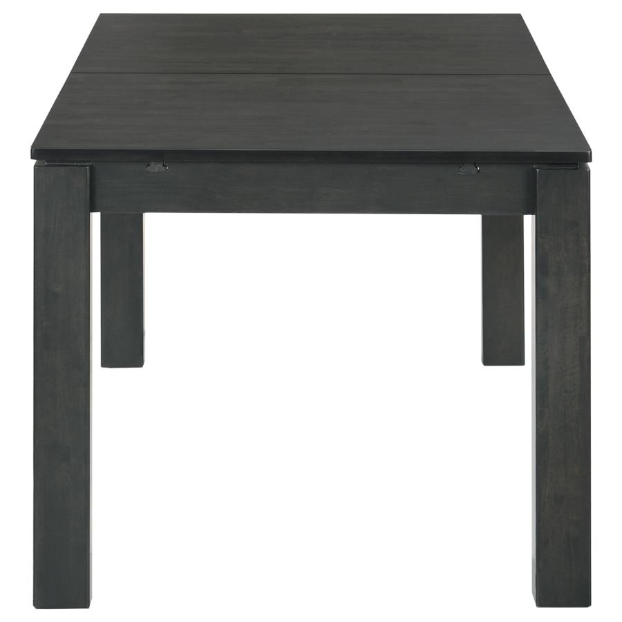 (image for) Jakob Rectangular 83-inch Extension Leaf Dining Table Black