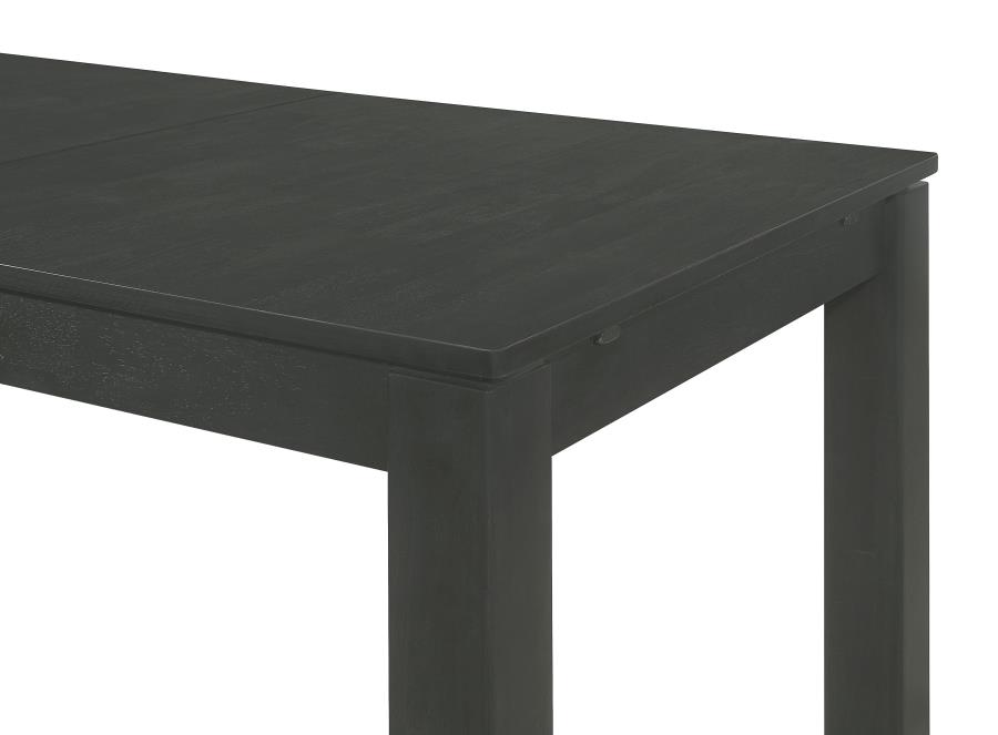 (image for) Jakob Rectangular 83-inch Extension Leaf Dining Table Black