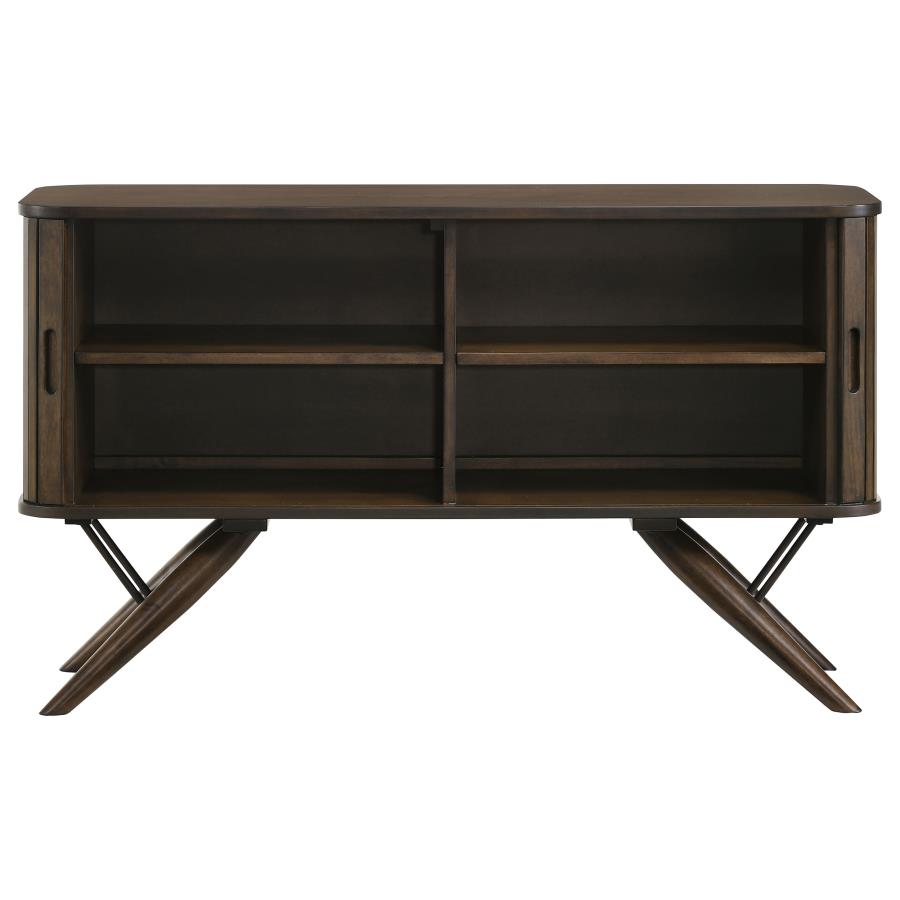 (image for) Wes 2-door Sideboard Buffet Storage Cabinet Dark Walnut