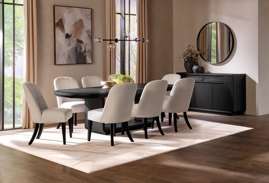 Modal Additional Images for Leandro 2-drawer Dining Sideboard Server Burnished Black