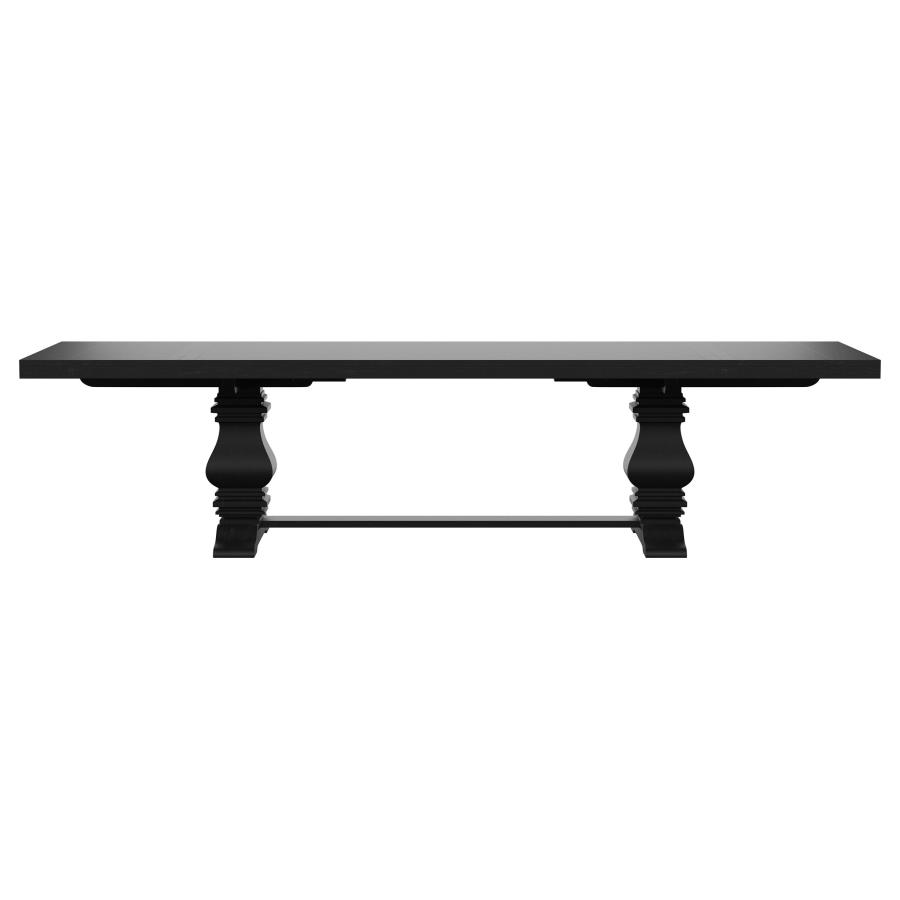 Florence 7-piece 126-inch Extension Dining Table Set Grey