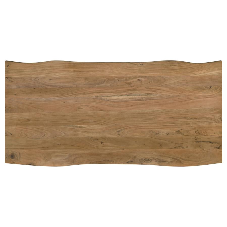 (image for) Bradshaw 80-inch Live Edge Wood Dining Table Natural Acacia