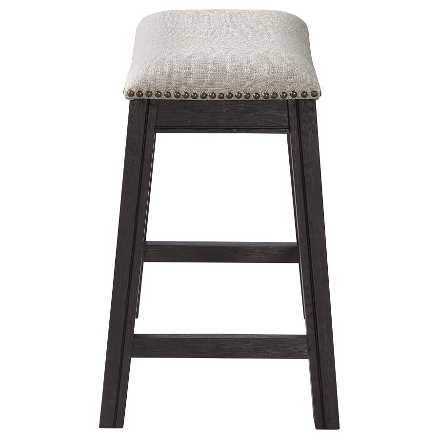 (image for) Elliston Backless Counter Stool Dark Grey (Set of 2)