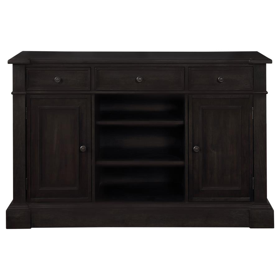 (image for) Phelps 2-door Sideboard Buffet Cabinet Distressed Noir