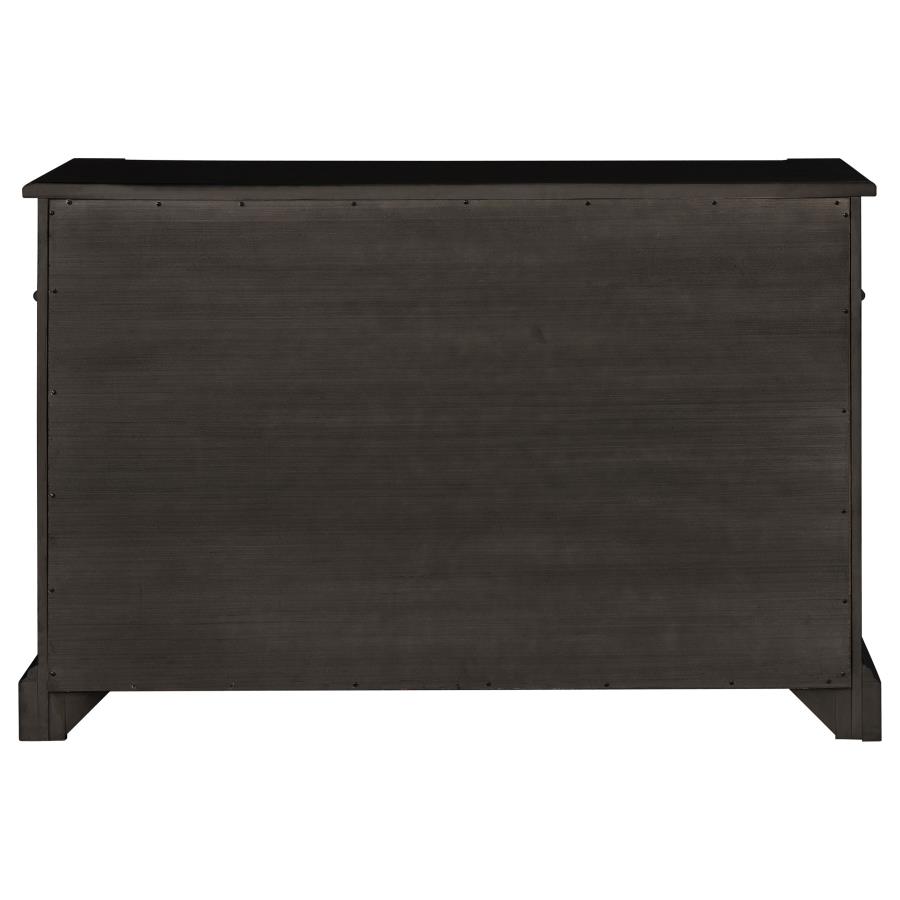 (image for) Phelps 2-door Sideboard Buffet Cabinet Distressed Noir