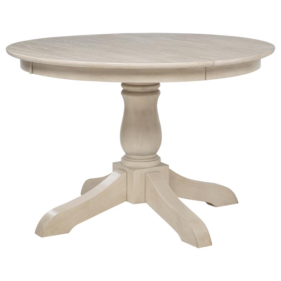 Orrison 5-piece Oval 62-inch Extension Leaf Dining Set Linen