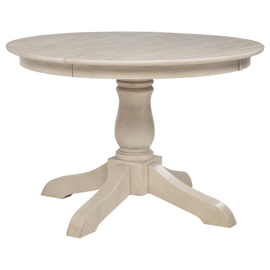 Orrison 5-piece Oval 62-inch Extension Leaf Dining Set Linen
