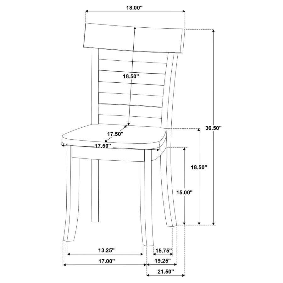 Modal Additional Images for Orrison Ladder Back Dining Side Chair Linen (Set of 2)