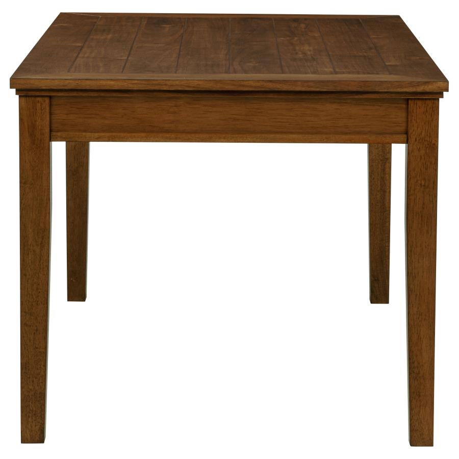 Atwood 5-piece Rectangular Wood Dining Set Warm Brown