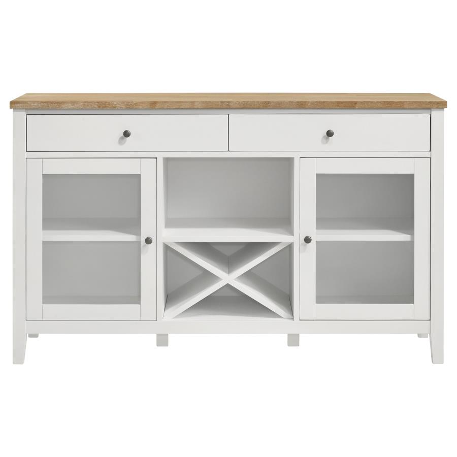 (image for) Hollis 2-door Dining Sideboard Buffet Storage Cabinet White