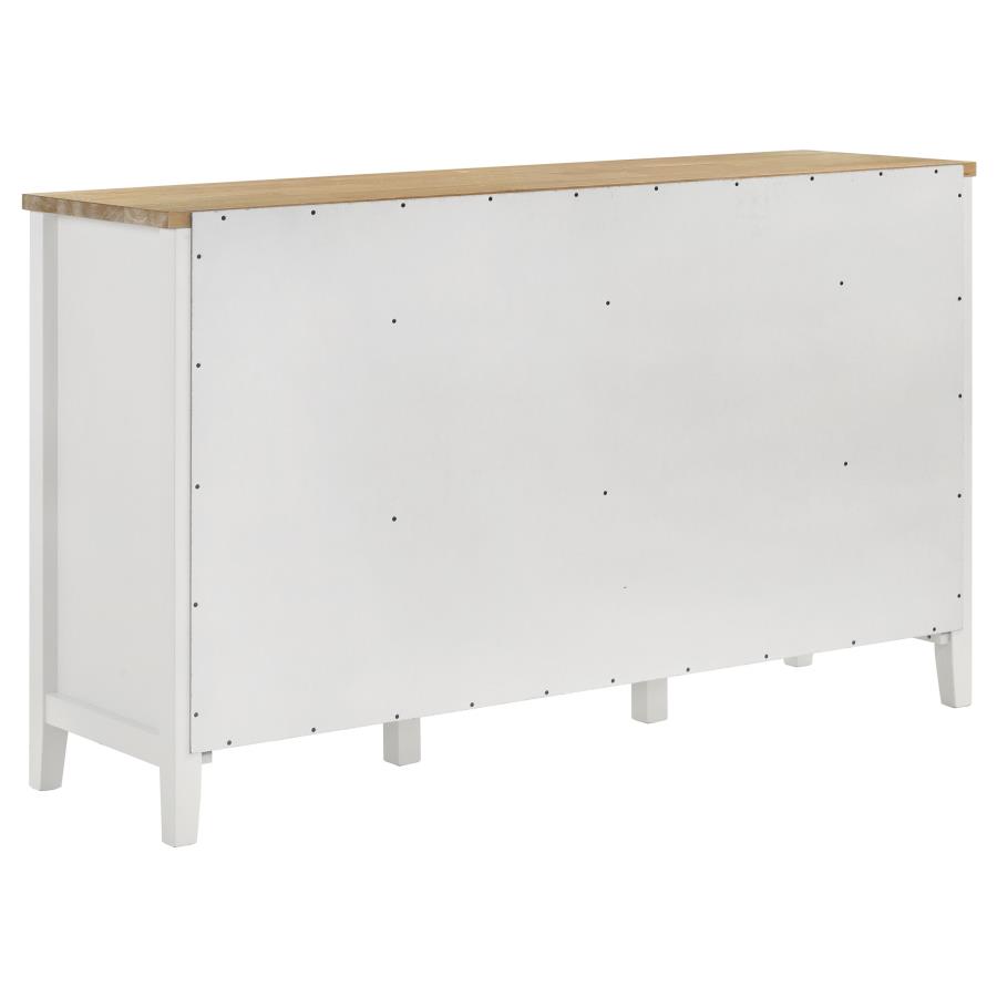 (image for) Hollis 2-door Dining Sideboard Buffet Storage Cabinet White