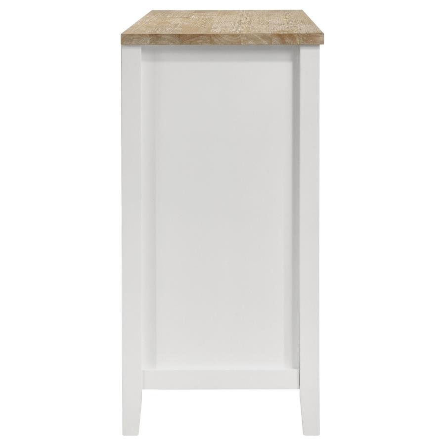 (image for) Hollis 2-door Dining Sideboard Buffet Storage Cabinet White