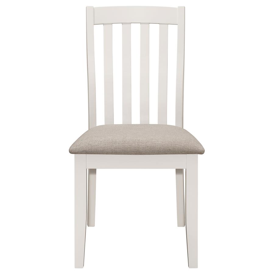 (image for) Nogales Wood Dining Side Chair Off White (Set of 2)