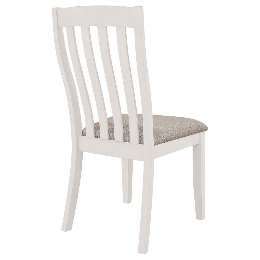 (image for) Nogales Wood Dining Side Chair Off White (Set of 2)