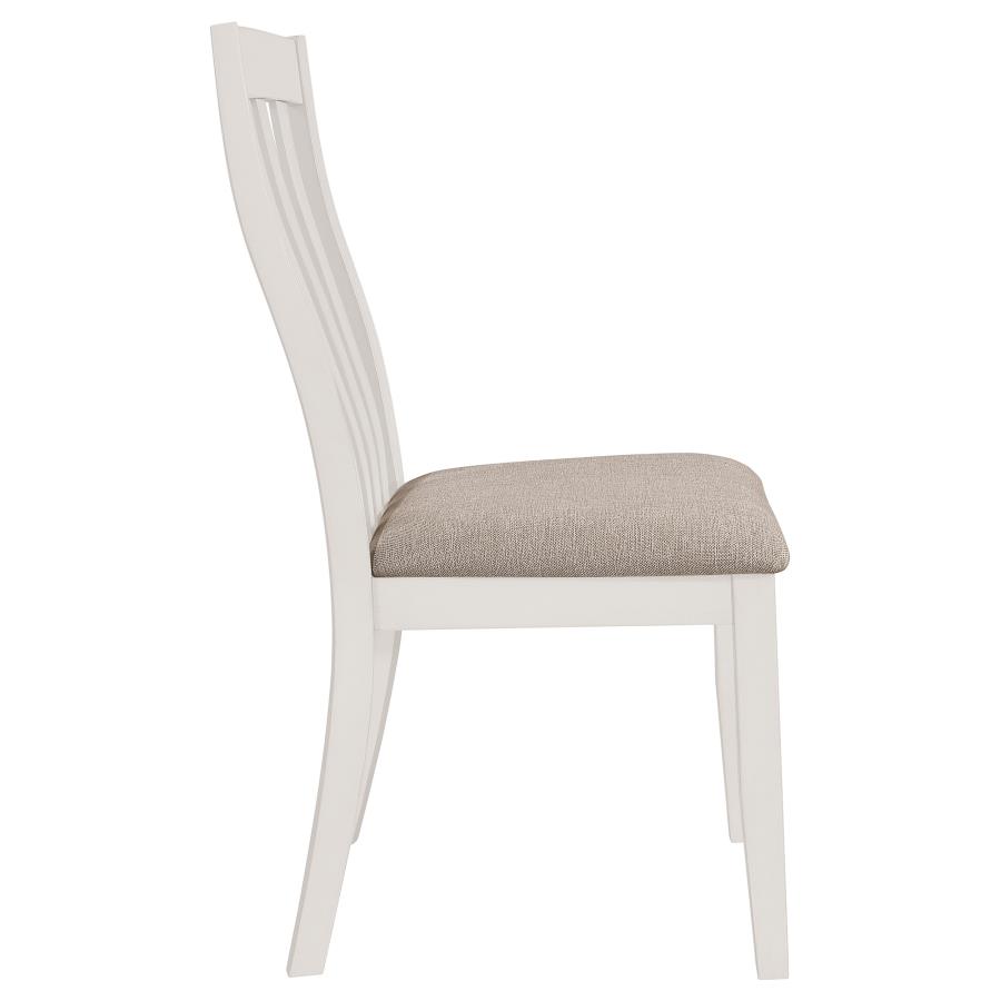 (image for) Nogales Wood Dining Side Chair Off White (Set of 2)