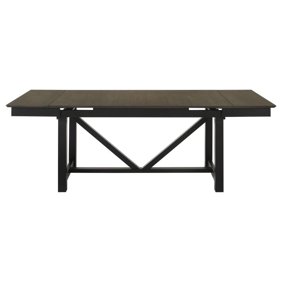 (image for) Malia Rectangular 87-inch Extension Leaf Dining Table Oak