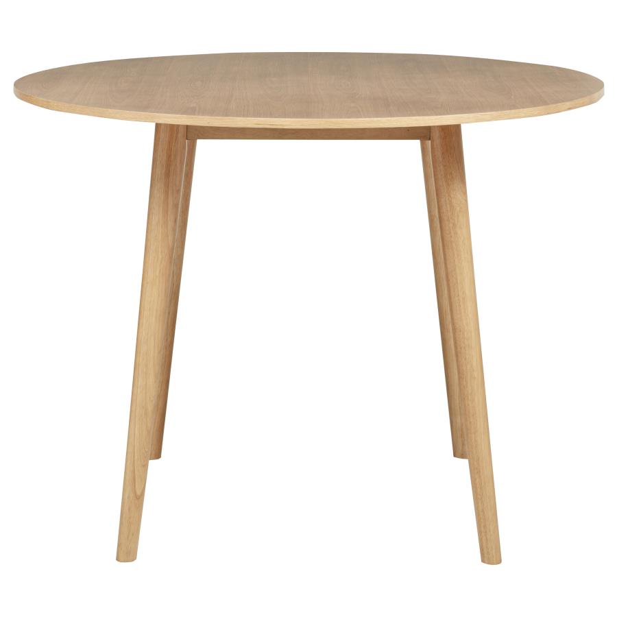Andrews 5-piece Round Counter Height Dining Set Light Ash